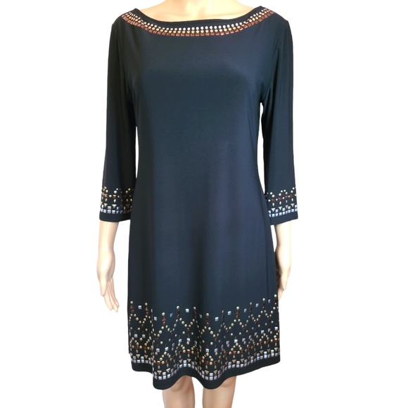 Gorgeous Joseph Ribkoff's studded dress - Picture 1 of 6